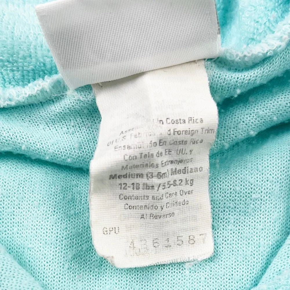 Vintage Carters Terry Footed Sleeper Giraffe One Piece 3-6 Months